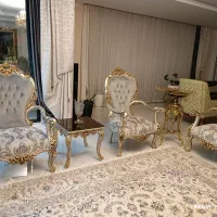ست مبل کلاسیک ترک ۱۰ نفره همراه نهار خوری ۶ نفره|مبلمان خانگی و میز عسلی|سنندج, |دیوار
