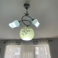 لوستر سه حباب