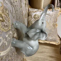 مجسمه فیل سرامیکی