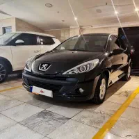 207 اتومات پاناروما 402 مشکی کم کار|خودرو سواری و وانت|اردبیل, |دیوار