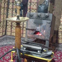 قلیان زرد قدیمی