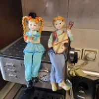 مجسمه دختر و پسر پلی استیل