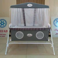 تخت و گهواره مارک میلاد / سیسمونی نوزاد/ قصر کودک|تخت و صندلی بچه|کرمانشاه, |دیوار