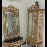 آینه کنسول و بوفه یک بار هم استفاده نشده|بوفه، ویترین، کنسول|دهدشت, |دیوار