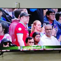تلویزیون دوو 55 اینج و در حد نو 2 کنترل یکی هوشمند