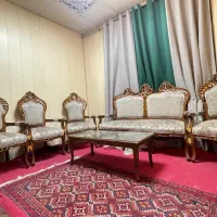 ۳ دست مبل استیل سلطنتی در حد نو / ۹+۸+۷ نفره