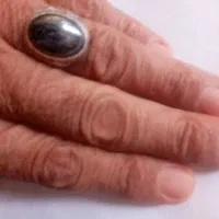 انگشترحدید رکاب نقره۹۲۵|جواهرات|برازجان, |دیوار