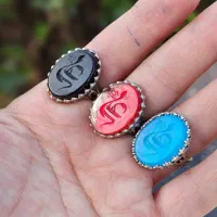 انگشتر|بدلیجات|مشهد, حرم مطهر رضوی|دیوار