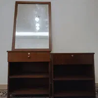 پاتختی چوبی قهوه ای|تخت و سرویس خواب|تهران, اکباتان|دیوار