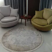 دو عدد مبل راحتی یک نفره گردان