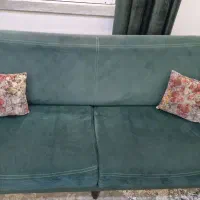 مبل ۷ نفره کمجا|مبلمان خانگی و میز عسلی|لشت نشا, |دیوار