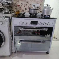 اجاق گاز رومیزی طرح فر سالم وتمیز