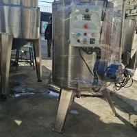 میکسر استیل1000لیتری500لیتری تک دوجداره مخزن تانکر