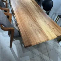 میز ناهارخوری چوب جنگلی|میز و صندلی غذاخوری|بابل, |دیوار