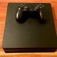 کنسول ps4 اسلیم دو دسته با بازی (قابل کپی خور)
