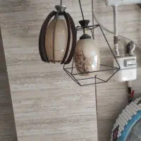 لوستر تک شاخه آویز