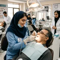 خدمات دندانپزشکی وجراحی‌ به نرخ دولتی زیرنظر متخصص