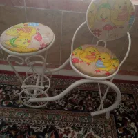میز تلفن فلزی سالم
