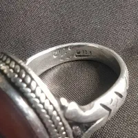 انگشتر عقیق اصل امضا دار شیخیان