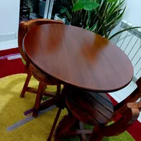 میز دونفره بدون هیچ استفاده ای|میز و صندلی غذاخوری|رشت, جهاد|دیوار