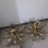 لوستر ۸ شاخه برنز|لوستر و چراغ آویز|فردیس, نگارستان|دیوار