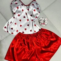 ست تاپ شلوارک ساتن ست لباس خواب زنانه|لباس|نسیم‌شهر, |دیوار