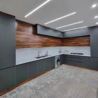 کابینت آشپزخانه مدرن دستگیره مخفی