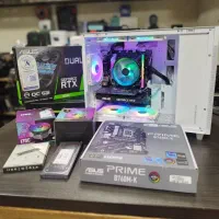 کیس گیمینگ نسل ۱۳ ddr5 گارانتی b760+13400f RTX3050