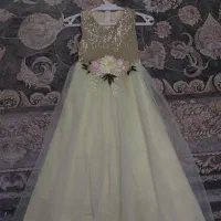 لباس عروس کودک قد ۱۰۳ سانت