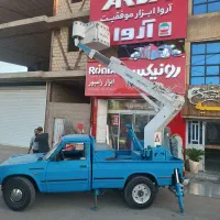 جرثقیل خاور ۳تن کفی بالابر پاکتی نیسانی شبانه روزی|خدمات حمل و نقل|شیراز, ریشمک|دیوار