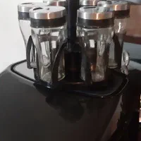 جا ادویه ای استیل مشکی