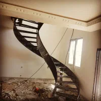 پله دور لوله وسقف ایرانیت|خدمات پیشه و مهارت|بیرجند, |دیوار