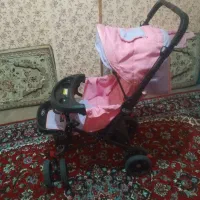 کالسکه دخترانه در حد نو|کالسکه و لوازم جانبی|کرمانشاه, |دیوار