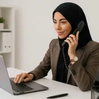 استخدام خانم مسلط به کامپیوتر و امور کافی نت