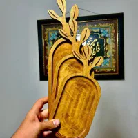 ست رولت خوری چوبی برگ