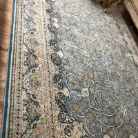 فرش ابریشم دوتا ۹ متری و۴ متری|فرش|ساری, |دیوار