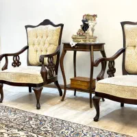 مبل اتریشی ۷ نفره + میز نهارخوری ۸ نفره بهمراه میز|مبلمان خانگی و میز عسلی|تهران, شهرک آپادانا|دیوار