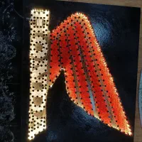 تابلو سه بعدی هندا ال ای دی دار پیچ و نخ|تابلو، نقاشی، عکس|فردیس, ثابتی|دیوار