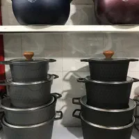 سرویس قابلمه درجه یکرادیس 8پارچه چدن گرانیت ارسال