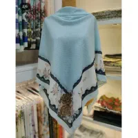 روسری زیبا با طرحهای خاص و رنگهای ملایم|لباس|گنبد کاووس, |دیوار