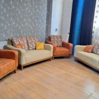 مبل ۶ نفره شرکت سریر مبل بسیار تمیز در حد نو