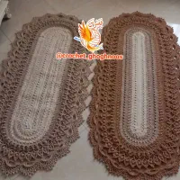 فرشینه  در دو مدل گرد و بیضی|فرش|اهواز, اهواز|دیوار