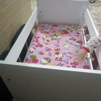 تخت خواب گهوارهای|تخت و صندلی بچه|قم, حاج خلیل|دیوار