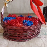 گل روبان اورجینال|گل مصنوعی|یزد, |دیوار