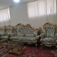 مبل 7نفره چوبی|مبلمان خانگی و میز عسلی|تهران, مینای شمالی (مخبر)|دیوار
