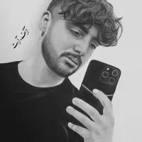 سیاهقلم،روز مادر،نقاشی چهره|تابلو، نقاشی، عکس|یزد, |دیوار