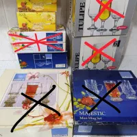 تعدادی ظرف بلور ژاپنی اصل