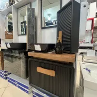 فول ست روشویی لوتوس مشکی چوب|لوازم سرویس بهداشتی|کرج, ساماندهی|دیوار