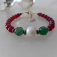 دستبند سنگ جید ،مرواریدپرورشی و عقیق|جواهرات|تهران, حکیمیه|دیوار