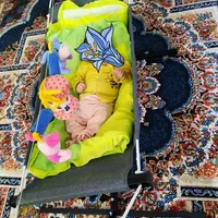 ننوگهواره قرمز|تخت و صندلی بچه|قم, انسجام|دیوار